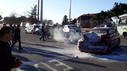 Ordu'da zincirleme trafik kazası: 4 yaralı