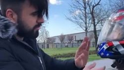 Tek teker trafik magandası gözaltında