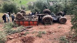 Musabeyli'de traktör devrildi: 1 ölü