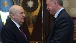Beştepe'de Erdoğan-Bahçeli görüşmesi