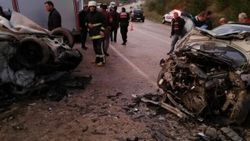 Bursa’nın Orhaneli ilçesinde kaza: 2 ölü, 8 yaralı