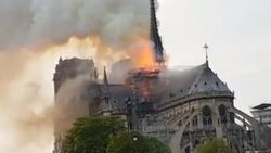 Notre Dame Katedrali'nde yangın