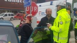 Yaralanan Suriyeli sürücü kaçtı polis yakaladı