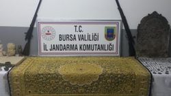 Altın ve yakut işlemeli halıyı satan şahıslara suçüstü