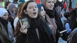 Danimarka'da kutsal kitaplara saygı yürüyüşü