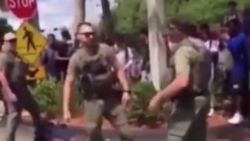 ABD polisinin öğrenciye uyguladığı şiddetin görüntüleri