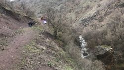 Giresun'da zırhlı polis aracı devrildi