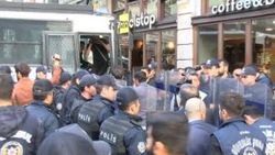 Polis Taksim'de Soma protestosuna izin vermedi