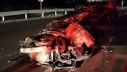 6 takla atan araçtan emniyet kemeriyle sağ kurtuldular