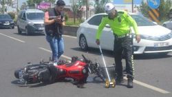 Otomobil ile motosiklet çarpıştı: 1 ölü, 1 yaralı