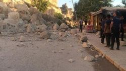 Şanlıurfa’da heyelanı izleyenler ölümden döndü