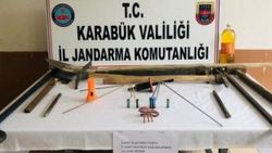 Karabük'te define arayanlara jandarmadan baskın