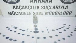 Ankara'da tarihi eser operasyonu: 3 gözaltı