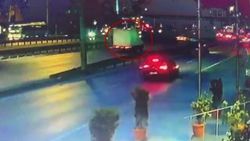 Set çalışanının öldüğü kaza anı kamerada