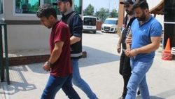 Çalıştıkları şantiyeden 250 bin TL’lik kablo çaldılar