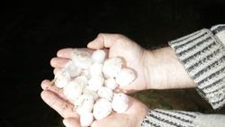 Yozgat'ta dolu ve sel ekili alanlara zarar verdi