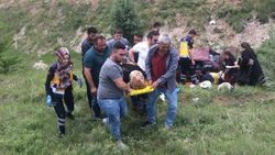 Sivas'ta araç şarampole yuvarlandı: 1 ölü