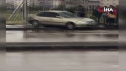 Ankara'da kontrolden çıkan otomobilde 3 kişi yaralandı