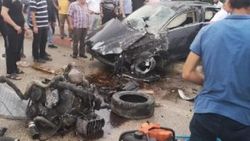 Ehliyetsiz sürücü kendisiyle birlikte 5 kişiyi yaraladı
