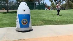 ABD’de yumurta şeklindeki robot polisin ilk görevi