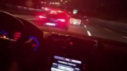 Araç içi kamerasından makas terörü