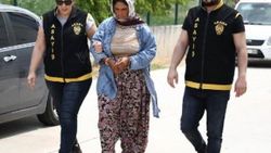 9 çocuk annesi hırsızlık yaparken yakalandı