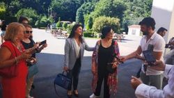 Türkan Şoray ile Sibel Can, son 15 dakika kala oy kullandı