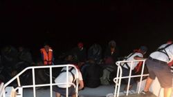 Kuşadası’nda 18’i çocuk 38 kaçak göçmen yakalandı