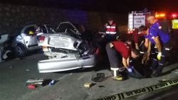 Adıyaman’da feci kaza: 2 ölü 1 yaralı
