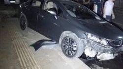 14 yaşında drift yapan sürücü ölümden döndü