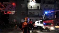 Başkent'te 4 katlı apartmanda yangın