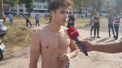 Köprüden atlayan kızı, genç adam kurtardı