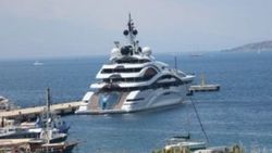Katar Emiri'nin yüzen sarayı Bodrum'da