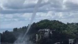 Karadeniz’de etkili olan hortum Soçi’yi vurdu