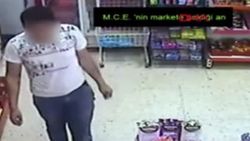 Gaziantep'te sigara hırsızlığı kamerada