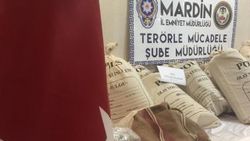 Nusaybin'de 40 kilogram patlayıcı ele geçirildi