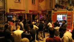 Elazığ'da apartmanda yangın