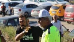Takla atan araçtan burnu bile kanamadan çıktı