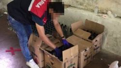 İstanbul'da jandarma sahte içki üretenleri yakaladı