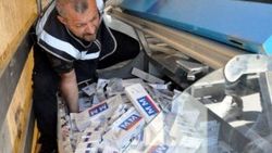 Tırda 20 bin paket kaçak sigara ele geçirildi