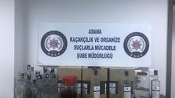 Adana'da 500 polisli sahte içki operasyonu