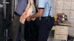 Mersin'de 113 kilo kaçak et ele geçirildi