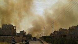 Mardin'in Bagok Dağı’nda yangın
