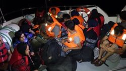 Ayvacık'ta 101 göçmen yakalandı