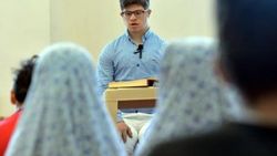 Mersin'deki Kumluk Cami'nin down sendromlu müezzini Musa
