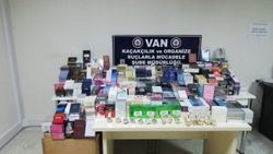 Van'da kaçak parfüm operasyonu