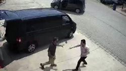 Sakarya'daki silahlı saldırı güvenlik kamerasına yansıdı