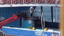 Çanakkale'de hiçbir güvenlik önlemi almadan çalışan işçi