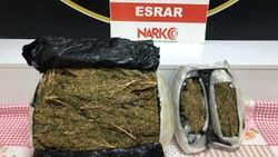 Kahramanmaraş'ta polisten kaçan arabadan uyuşturucu çıktı