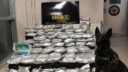 Atıp kaçtığı torbadan 108 kilo 'eroin' çıktı